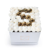 Custom Preserved Roses - Large Square Box - Le Jardin Infini Roses in a Box
