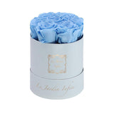 Custom Preserved Roses - New! 7 Roses Round Box - Le Jardin Infini Roses in a Box