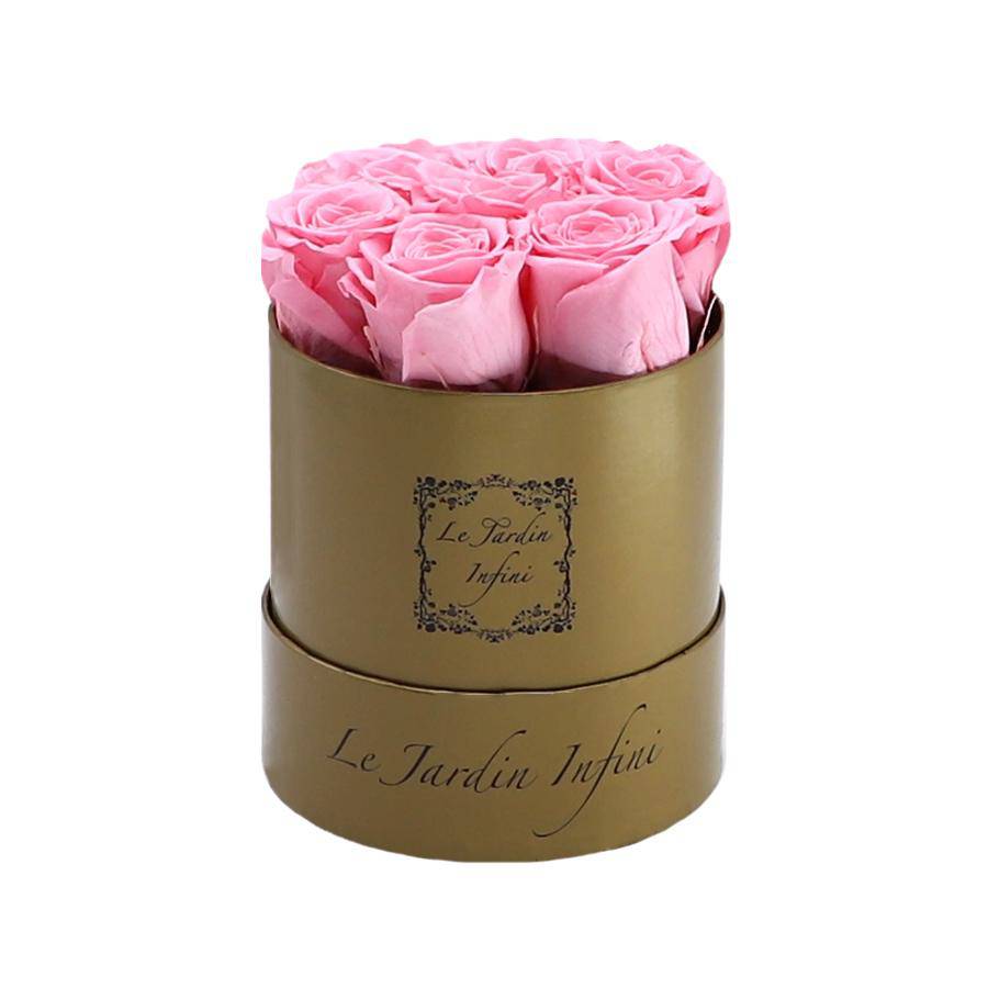 Custom Preserved Roses - New! 7 Roses Round Box - Le Jardin Infini Roses in a Box