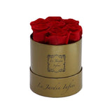 Custom Preserved Roses - New! 7 Roses Round Box - Le Jardin Infini Roses in a Box