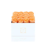 Custom Preserved Roses - New! 16 Roses Square Box - Le Jardin Infini Roses in a Box