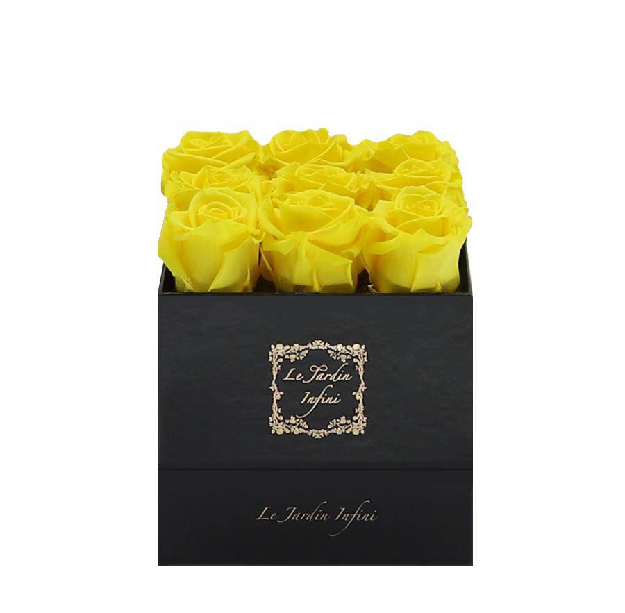 Custom Preserved Roses - New! 9 Roses Square Box - Le Jardin Infini Roses in a Box