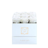 Custom Preserved Roses - New! 9 Roses Square Box - Le Jardin Infini Roses in a Box