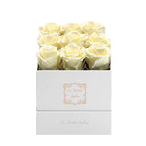 Custom Preserved Roses - New! 9 Roses Square Box - Le Jardin Infini Roses in a Box