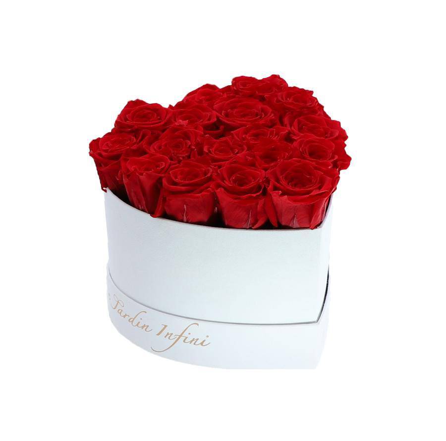Custom Preserved Roses - Mini Heart Box - Le Jardin Infini Roses in a Box